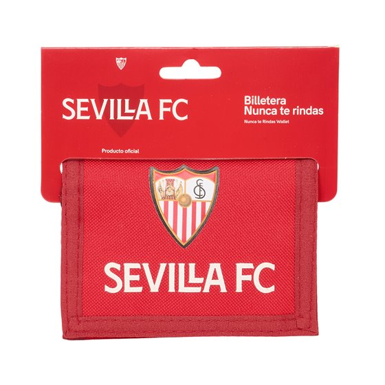 Billetera Con Cabecera Resistente Agua Sevilla Fc 12,5 x 9,5 cm.