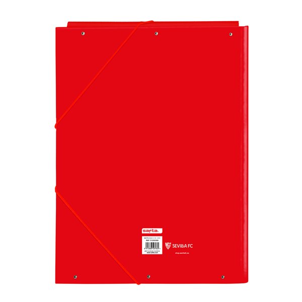 Carpeta Folio 3 Solapas Sevilla Fc 26 x 33,5 x 2,5 cm.