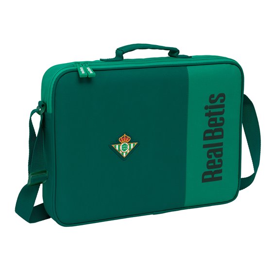 Cartera Extraescolares Resistente Agua Real Betis Balompie 38 x 28 x 6 cm.