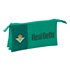 Portatodo Triple Resistente Agua Real Betis Balompie 22 x 12 x 3 cm.