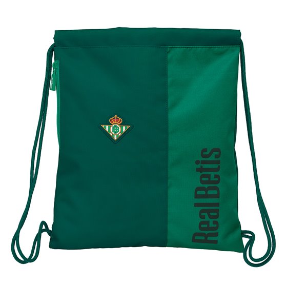 Saco Deportivo Cremallera Res Agua Real Betis Balompie 35 x 40 cm.