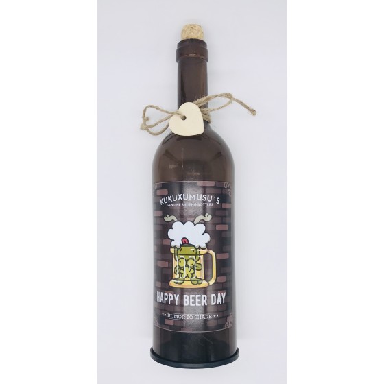 Botella Decorativa Con Luz Led ROYMART Kukuxumusu