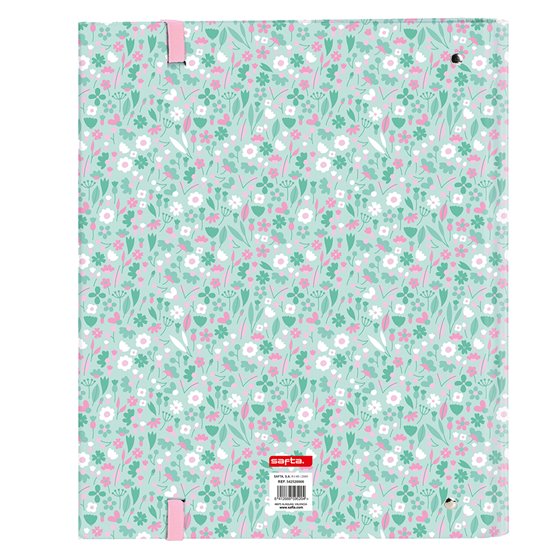 Carpeblock 4 Anillas 35 mm. Con Recambio Safta "Cuore" 27 x 32 x 3,5 cm.