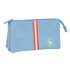 Portatodo Triple El Ganso Basics "Cerulean" 22 x 12 x 3 cm.