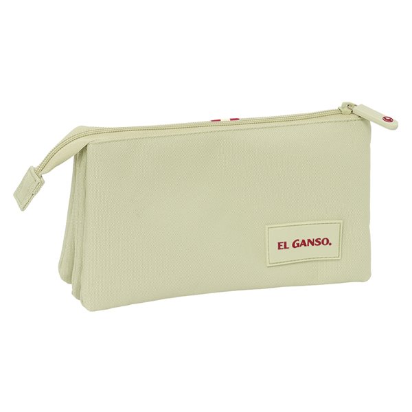 Portatodo Triple El Ganso Basics "Beige" 22 x 12 x 3 cm.