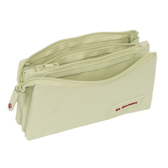 Portatodo Triple El Ganso Basics "Beige" 22 x 12 x 3 cm.