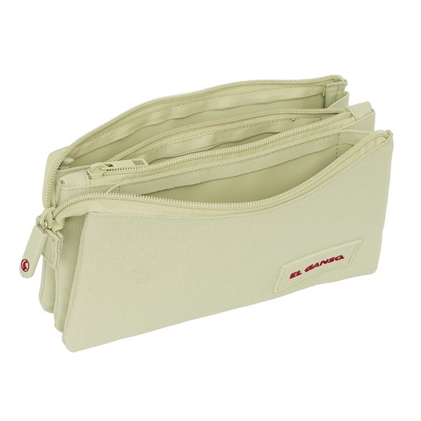 Portatodo Triple El Ganso Basics "Beige" 22 x 12 x 3 cm.