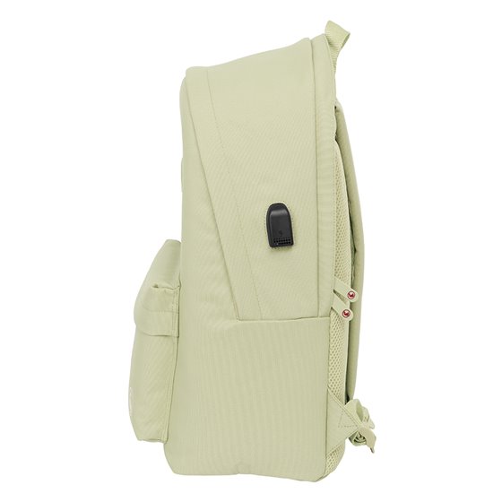 Mochila Doble Para Portatil 15,6"+Usb El Ganso Basics "Beige" 31 x 44 x 18 cm.