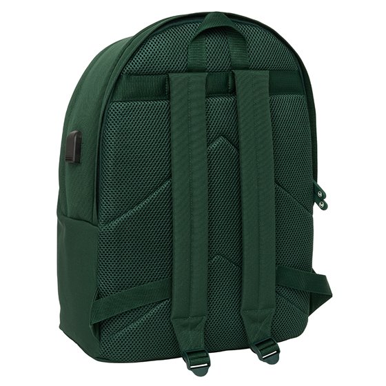 Mochila Doble Para Portatil 15,6"+Usb El Ganso Basics "Green" 31 x 44 x 18 cm.