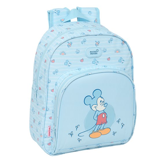 Mochila Infantil Adaptable A  Mickey Mouse "Baby" 28 x 34 x 10 cm.