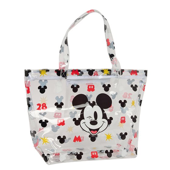 Bolso Shopping Con Cremallera Mickey Mouse "Beach" 54 x 35 x 17 cm.