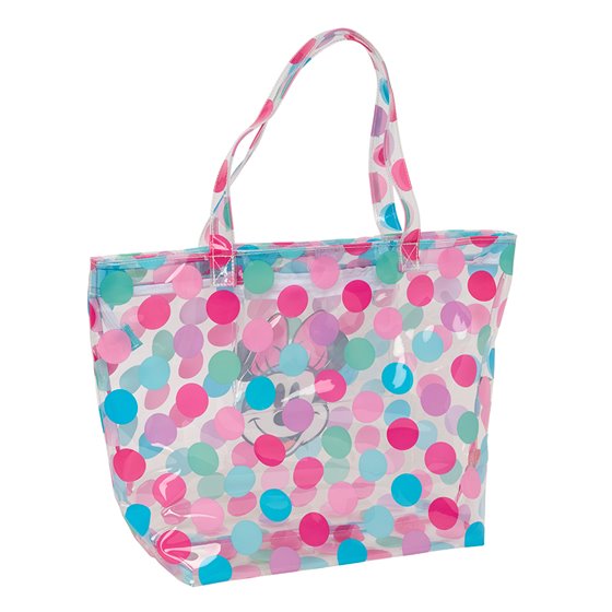 Bolso Shopping Con Cremallera Minnie Mouse "Beach" 54 x 35 x 17 cm.