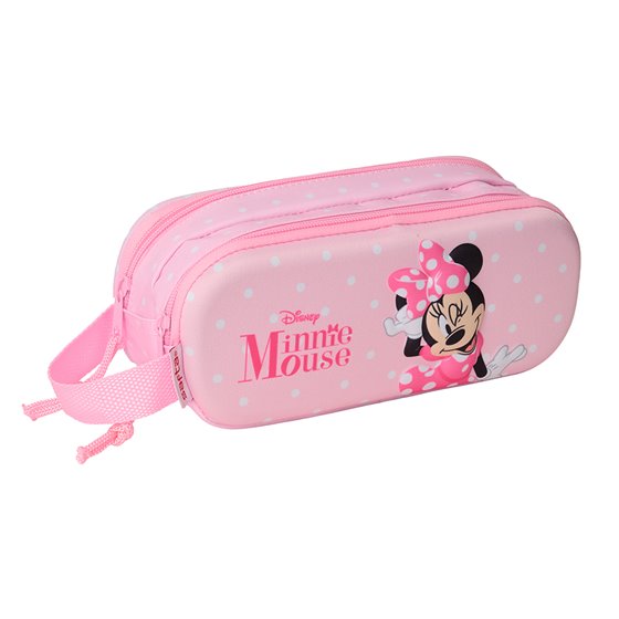 Portatodo Doble 3D Minnie Mouse 3D 21 x 8 x 6 cm.