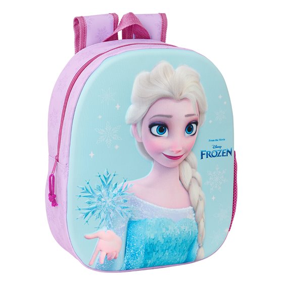Mochila 3D Frozen 3D 27 x 33 x 10 cm.