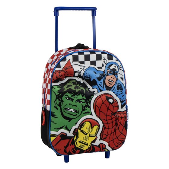 Mochila Infantil Trolley 3D Avengers Cerdá 25.0 x 36.0 x 10.0 cm.