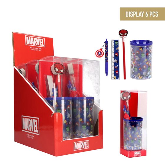 Set De Papelería Portalápices Avengers Cerdá Tu:T.Unica