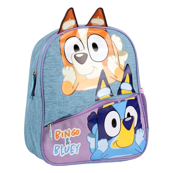 Mochila Infantil Escolar Bluey Cerdá 15.5 x 30.0 x 10.0 cm.