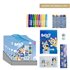 Set Papelería Coloreable Display Bluey Cerdá 30.0 x 30.0 x 2.5 cm.