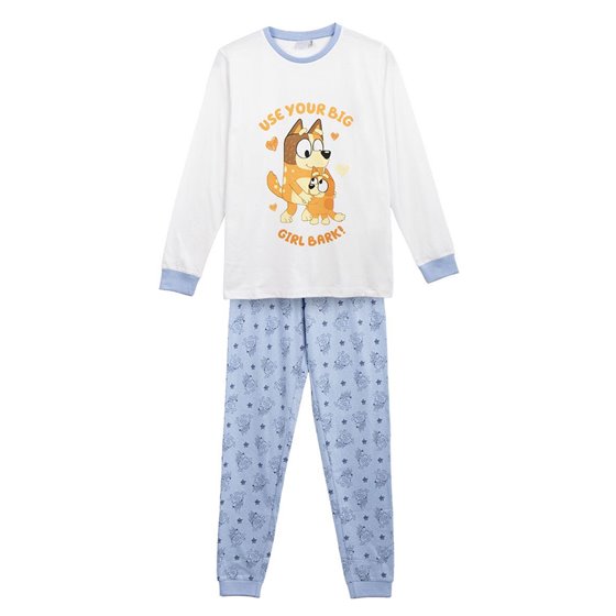 Pijama Largo Single Jersey Bluey Cerdá xs-xl: 2,3,3,2,2