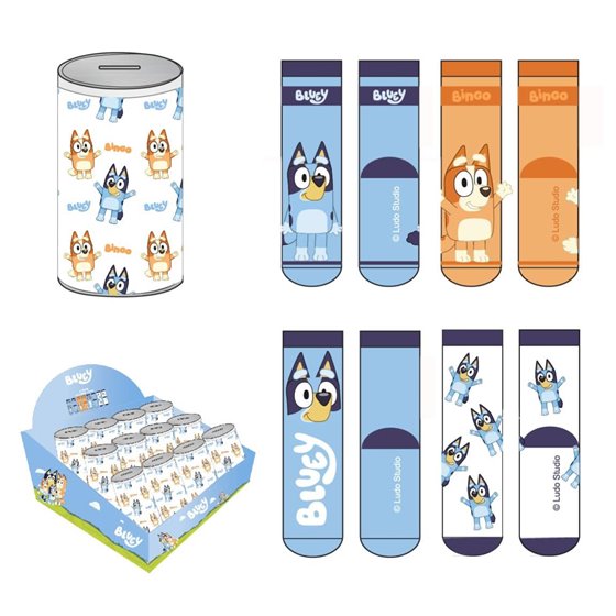 Pack Calcetines Bluey Cerdá T.23/26-T.27/30: 6,6