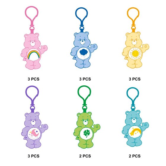 Bag Clip 16 Piezas Care Bears Cerdá T.Unica: 4,2,2,4,2,2