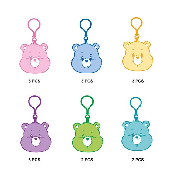 Bag Clip 16 Piezas Care Bears Cerdá T.Unica: 4,2,2,4,2,2
