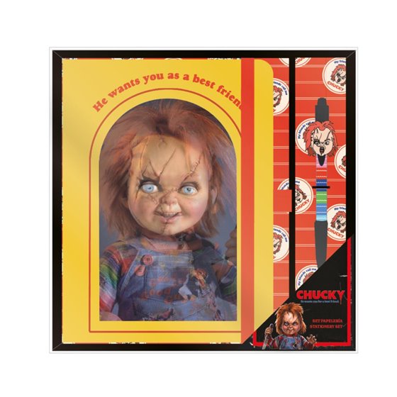 Set De Papelería Chucky Cerdá  cm.