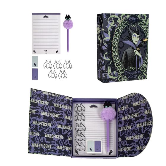 Set De Papelería Disney Villanas Cerdá 15.0 x 21.0 x 3.5 cm.