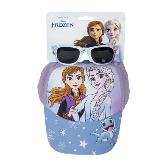Gorra Set Gafas De Sol Frozen Cerdá T53C:53 cm.