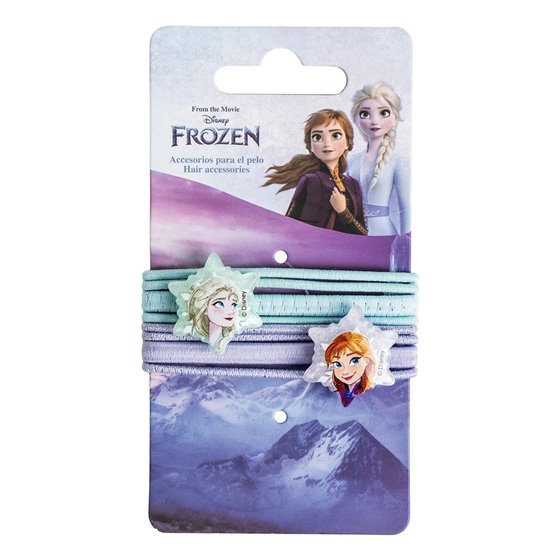 Accesorios Pelo Elásticos 8 Piezas Frozen Cerdá 6.5 x 12.5 x 0.1 cm.