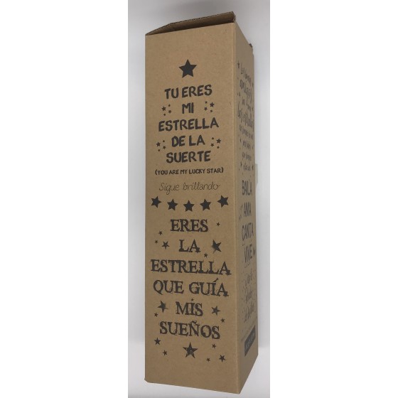Botella Decorativa Con Luz Led ROYMART "Abuelo, Eres La
