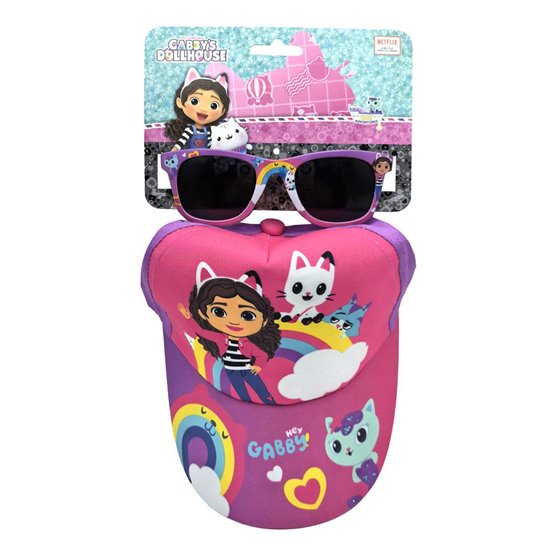 Gorra Set Gafas De Sol Gabby´S Dollhouse Cerdá T53C:53 cm.