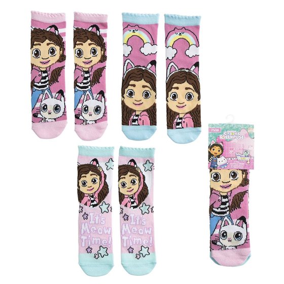 Pack Calcetines 3 Piezas Gabby´S Dollhouse Cerdá T.23/26-T.27/30: 6,6