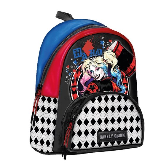 Mochila Casual Moda Polipiel Harley Quinn Cerdá 21.0 x 25.0 x 16.0 cm.