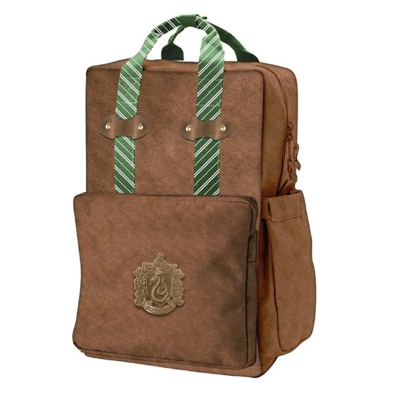 Mochila Casual Moda Polipiel Harry Potter Slytherin Cerdá 27.0 x 35.0 x 18.0 cm.