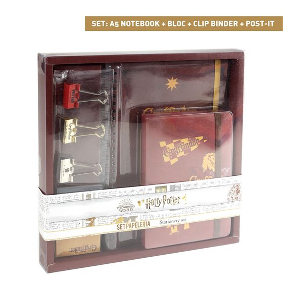 Set De Papelería Harry Potter Cerdá 26.0 x 23.5 x 3.0 cm.