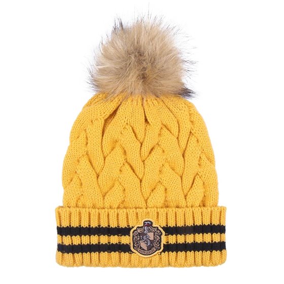 Gorro Tricot Pompom Harry Potter Hufflepuff Cerdá Tu:T.Unica