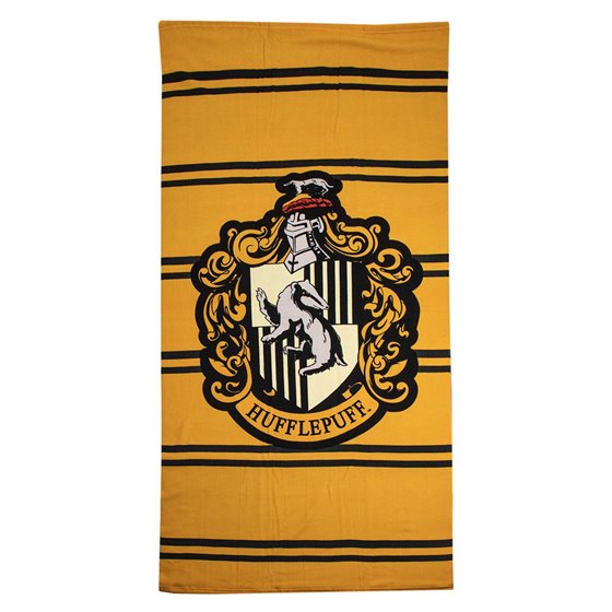 Toalla Microfibra Harry Potter Hufflepuff Cerdá 90.0 x 18.0 x  cm.