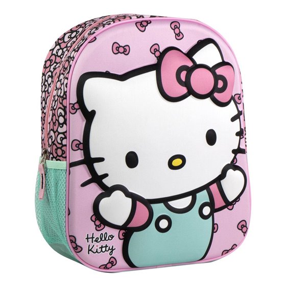 Mochila Infantil 3D Hello Kitty Cerdá 25.0 x 31.0 x 10.0 cm.