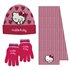 Conjunto 3 Piezas Bufanda Hello Kitty Cerdá 22.0 x 2.0 x 52.0 cm.