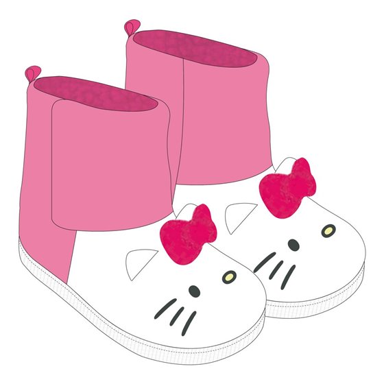 Zapatillas De Casa Bota Aplicaciones Hello Kitty Cerdá T24/25-T30/31: 3,3,3,3