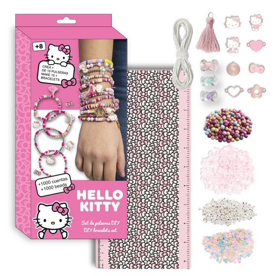 Bisuteria Set Pulsera Hello Kitty Cerdá 13.0 x 28.5 x 4.0 cm.