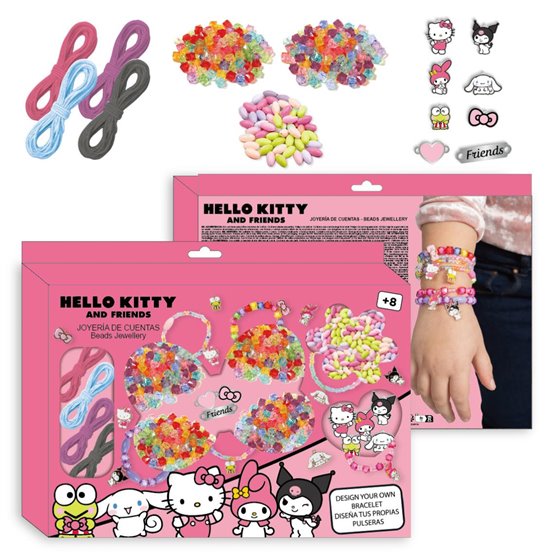 Bisuteria Set Pulsera Hello Kitty Cerdá 31.5 x 22.0 x 3.0 cm.