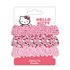 Accesorios Pelo Coletero De Tela 3 Piezas Hello Kitty Cerdá 8.9 x 13.5 x 3.0 cm.