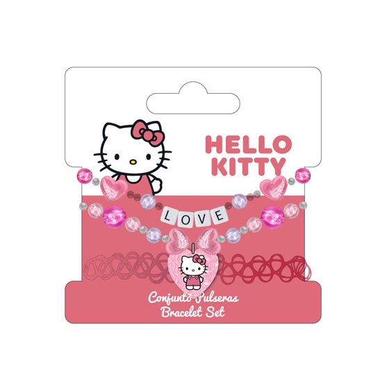 Bisuteria Pulsera Hello Kitty Cerdá 8.9 x 8.9 x 2.0 cm.