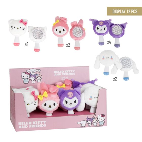 Cepillos Display 12 Piezas Hello Kitty Cerdá T.Unica: 4,2,2,4