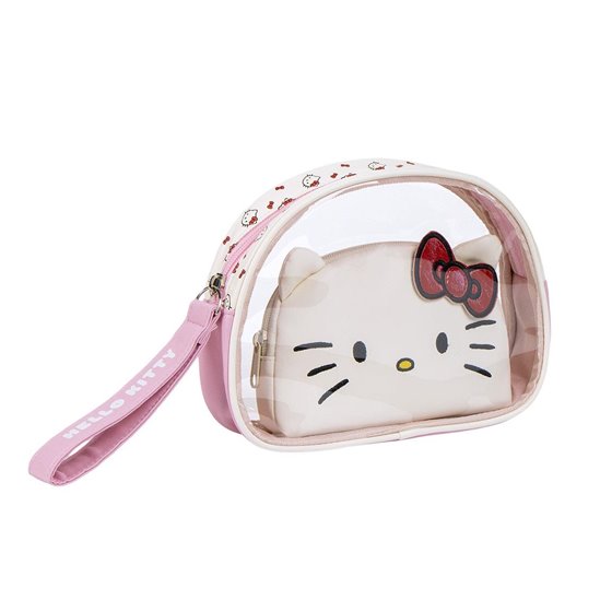 Neceser Aseo Viaje Hello Kitty Cerdá 21.0 x 15.5 x 6.5 cm.