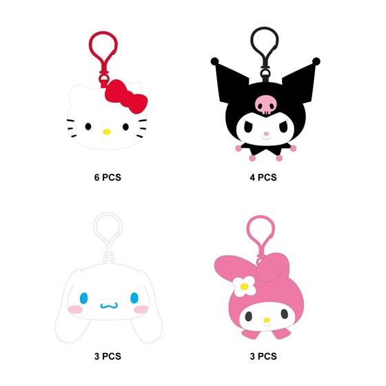 Bag Clip 16 Piezas Hello Kitty Cerdá T.Unica: 5,5,3,3