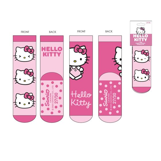Calcetin Antideslizante Aplicaciones Hello Kitty Cerdá T.27/30-T.35/38: 4,4,4