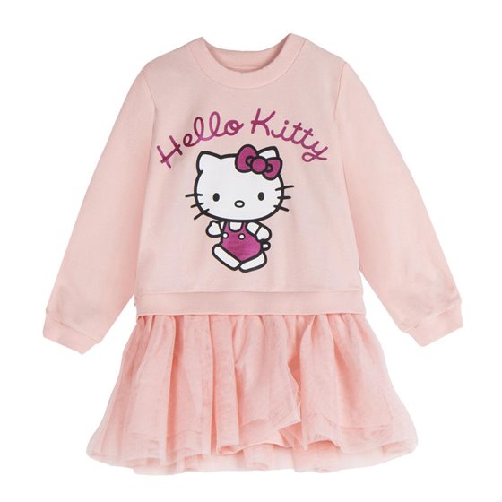 Sudadera French Terry Tul Hello Kitty Cerdá 4 Años-10 Años: 1,2,4,2,1